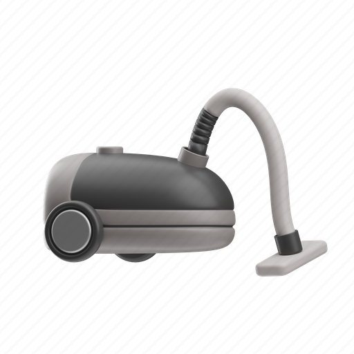 Vacuum cleaner, cleaning, hoover, housekeeping, clean, electronic appliances, home appliances 3D illustration - Download on Iconfinder