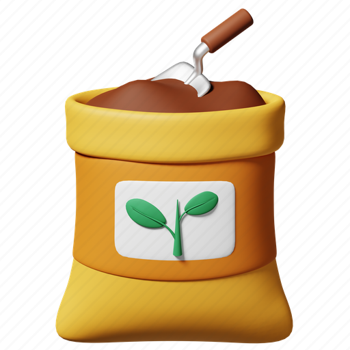 Fertilizer, soil, sack, shovel, organic, gardening, agriculture icon - Download on Iconfinder