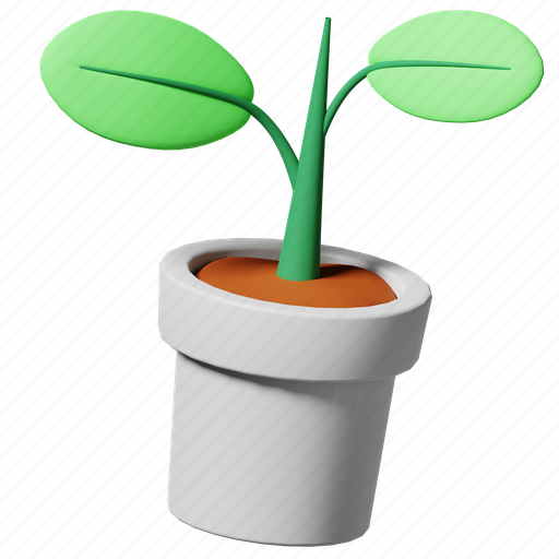 Plant pot, plant, pot, grow, planting, gardening, agriculture icon - Download on Iconfinder