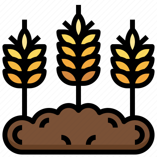 Wheat, rice, cereal, grain, branch, plant, seeds icon - Download on Iconfinder