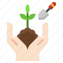 farming, plant, gardening, sprout, growth, environment, hand, nature