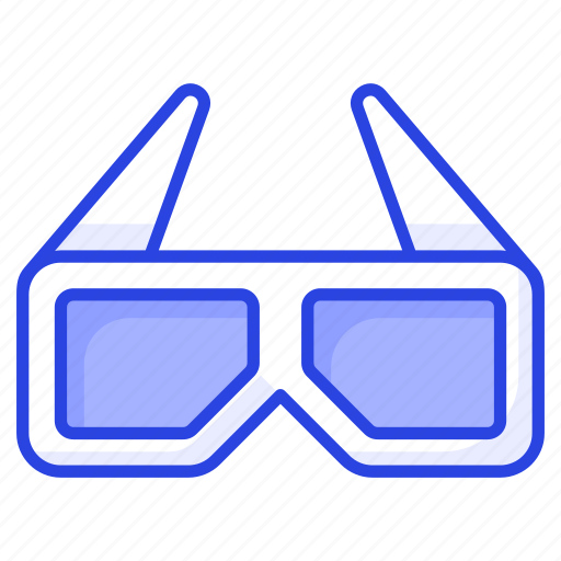 3d, glasses, goggles, spectacles, eyeglass, specs, eyewear icon - Download on Iconfinder