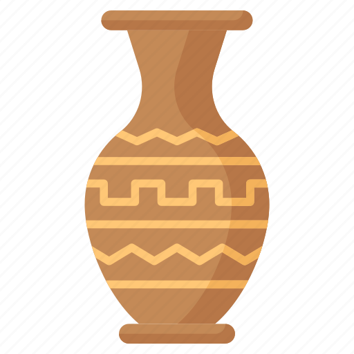 Vase, traditional, utensil, pottery, vassal, ceramics, flowerpot icon - Download on Iconfinder