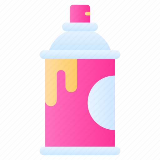 Spray, paint, bottle, color, liquid, container, aerosol icon - Download on Iconfinder