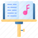 music, stand, musician, score, orchestra, notes, compose