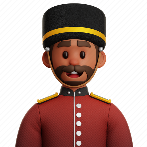 England, people, england people, soldier, guard, british, military 3D illustration - Download on Iconfinder