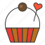 bakery, cake, cupcake, dessert, food, muffin, sweets 