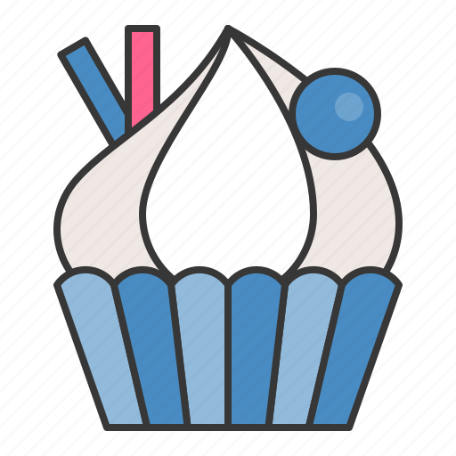 Bakery, cake, cream, cupcake, dessert, food, muffin icon - Download on Iconfinder