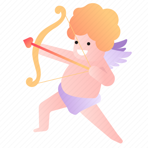 Attraction, cupid, god, heart, kid, love, shoot icon - Download on Iconfinder