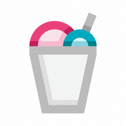 Milk, cocktail, ice cream, dessert, sweet, food, scoops icon - Download on Iconfinder