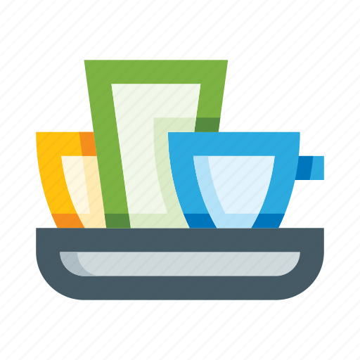 Kitchen, tableware, dishes, cups, mugs, glasses, plate icon - Download on Iconfinder