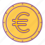 euro, currency, coin, exchange 