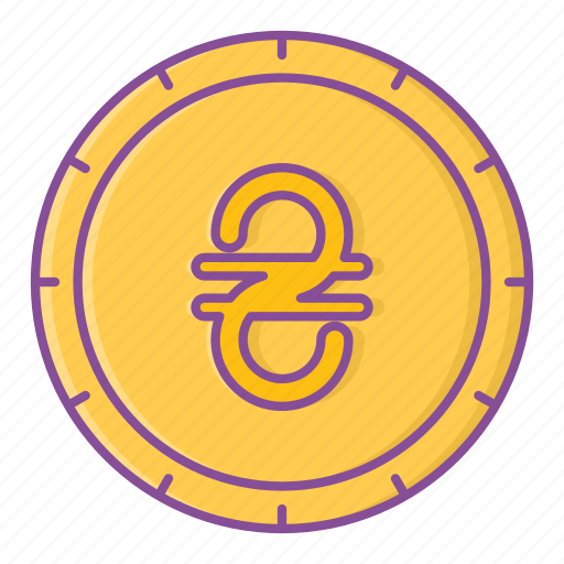 Hryvnia, currency, coin, euro icon - Download on Iconfinder