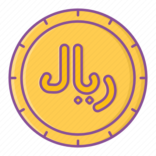 Riyal, currency, coin, exchange icon - Download on Iconfinder