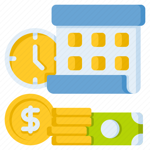 Time, clock, calendar, schedule, deadline, event, money icon - Download on Iconfinder