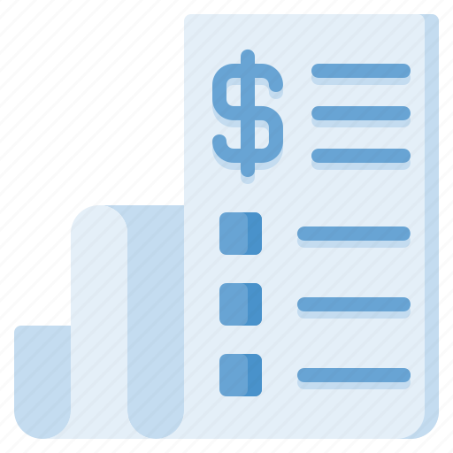 Invoice, bill, receipt, payment, banking, currency, dollar icon - Download on Iconfinder