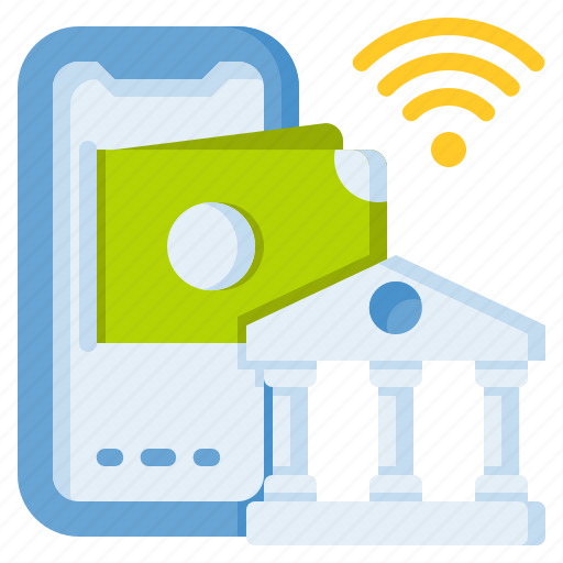 Mobile banking, online banking, internet banking, online payment, card payment, mobile, banking icon - Download on Iconfinder