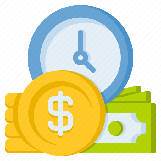Time is money, business time, time management, clock, productivity, time, currency icon - Download on Iconfinder