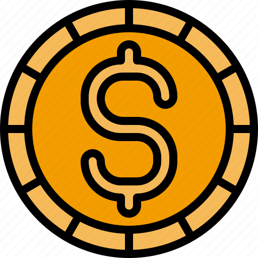 Dollar, coin, money, cash, currency, coins, finance icon - Download on Iconfinder