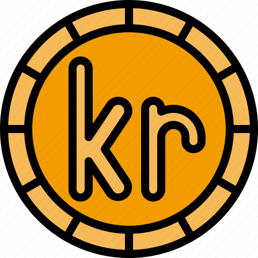 Krone, coin, money, cash, currency, coins, finance icon - Download on Iconfinder