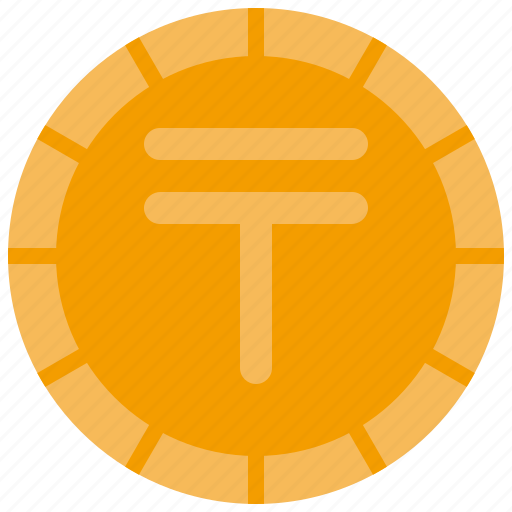 Tenge, exchange, coin, money, currency, coins, finance icon - Download on Iconfinder