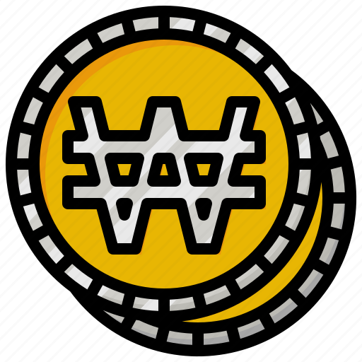 Won, coin, cash, money, economy icon - Download on Iconfinder