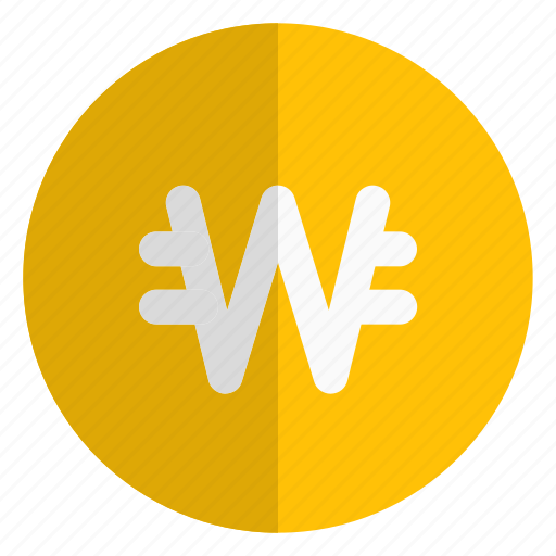 Won, coin, money, currency icon - Download on Iconfinder