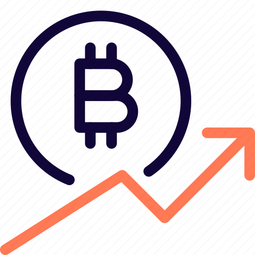 Bitcoin, rise, cryptocurrency, currency icon - Download on Iconfinder
