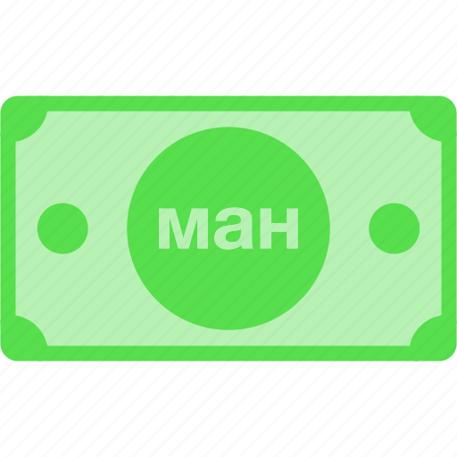 Mah, azerbaijan, azn, currency, manat, money, new icon - Download on Iconfinder