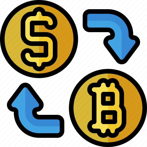 Exchange, dollar, bitcoin, finance, crypto, economy, transfer icon - Download on Iconfinder