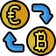 exchange, euro, bitcoin, currency, finance, marketing, bank 