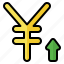 yen, up, arrow, grow, currency, finance, economy 