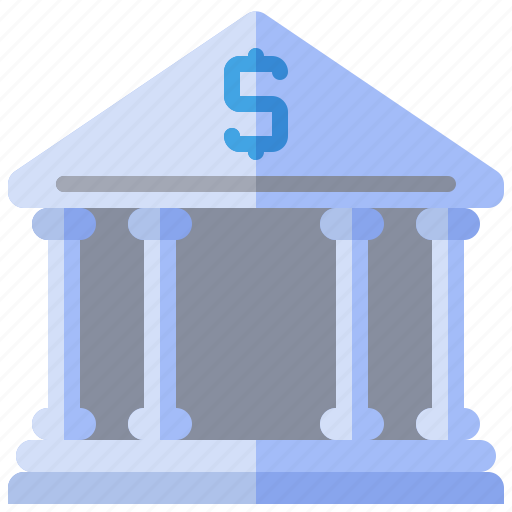 Bank, building, banking, finance, economy, money, deposit icon - Download on Iconfinder