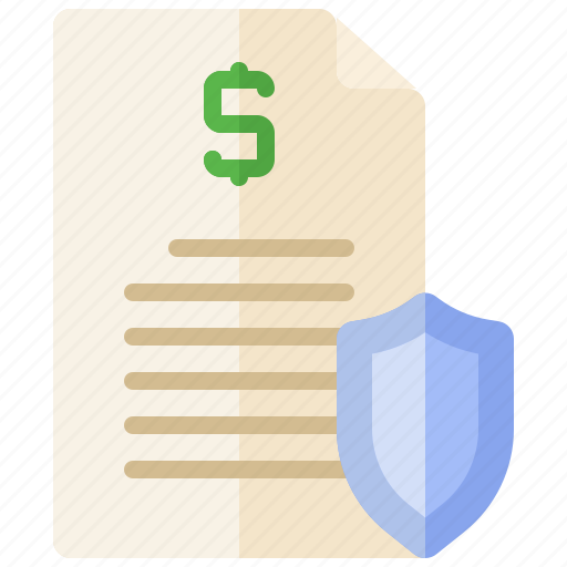 Dollar, document, guard, paper, safety, protection, finance icon - Download on Iconfinder
