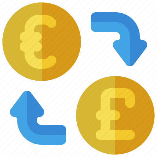 Exchange, euro, pound, streling, swap, money, finance icon - Download on Iconfinder