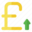 pound, sterling, up, finance, grow, arrow, currency