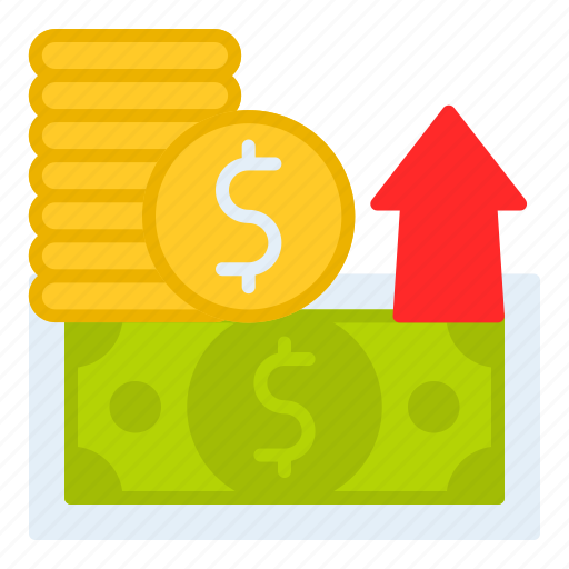 1, dollar, up, money, currency, finance icon - Download on Iconfinder