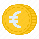 euro, coin, money, currency, finance