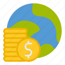 1, global, money, coin, world, currency