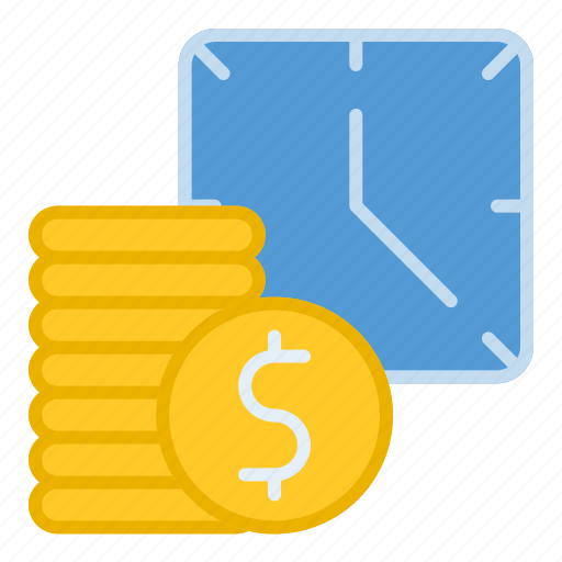 1, time, is, money, clock, dollar, currency icon - Download on Iconfinder