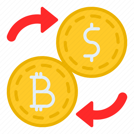 Transfer, bitcoin, dollar, money, currency icon - Download on Iconfinder
