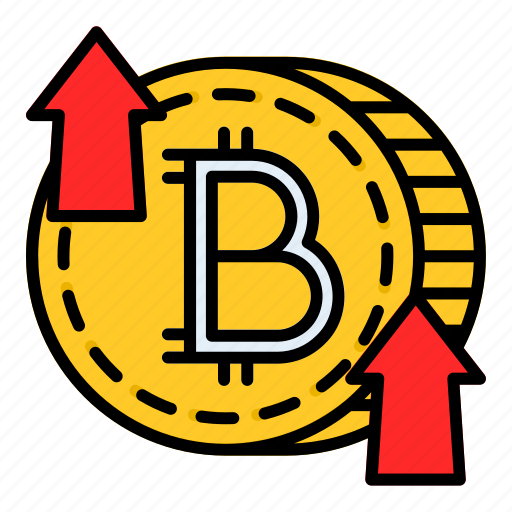 1, bitcoin, up, growth, currency, cryptocurrency icon - Download on Iconfinder