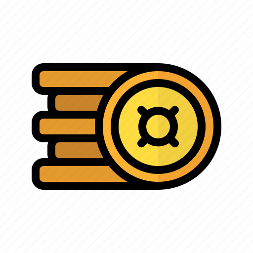 Coin, money, cryptocurrency, stack, cash, currency, finance icon - Download on Iconfinder