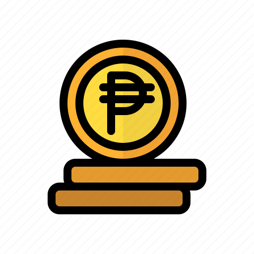Coin, money, peso, stack, cash, currency, trade icon - Download on Iconfinder