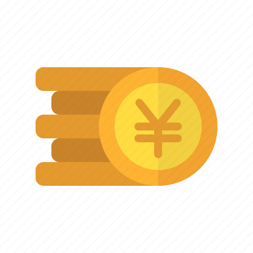 Coin, money, yen, stack, cash, currency, finance icon - Download on Iconfinder