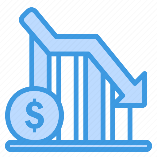 Loss, chart, graph, analytics, statistics, finance, currency icon - Download on Iconfinder