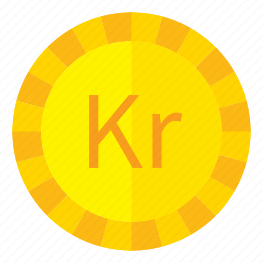 Currency, coin, money, finance, krona, swedish icon - Download on Iconfinder