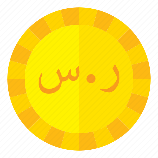 Currency, coin, money, finance, riyals, saudi, arabia icon - Download on Iconfinder