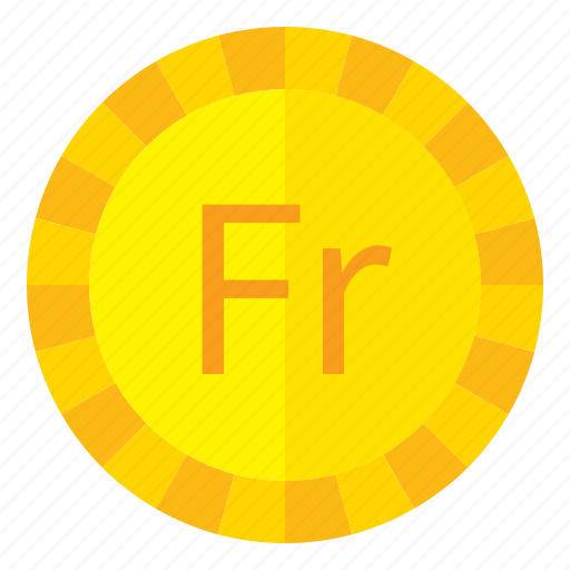 Currency, coin, money, finance, swiss, french icon - Download on Iconfinder