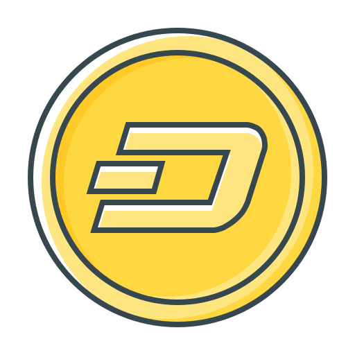 Coin, cryptocurrency, dash icon - Free download